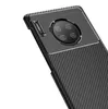 Шкафы для Huawei Mate 30 20 10 Pro Carbon Fibre Case Soft TPU силиконовые противозванные чехлы для Huawei P30 P20 P10 Pro Lite задняя крышка