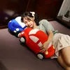 30-45CM Cute 4 Colors Cartoon Car Model Stuffed Plush Toys Children Kids Boys Gift Kawaii Car Shaped Cushion Pillow Birthday Gifts LA438