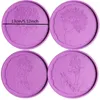 Outra bandeja de fadas de flores moldes de resina de donzeia diy beleza silicone epóxi moldagem de outros outros outros outros outros