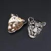 Cool Leopard Head Earrings For Women New Trendy Gold/Silver Color Costume African Fashion Jewelry Earrings