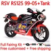 Aprilia RSV125RR RSV RS 125 R RR 125RR 99-05 155NO.21 RS-125 RS4 RSV125 RS125 99 00 01 02 03 04 05 RSV-125 Siyahı