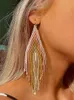 Baumeln Kronleuchter Perlen Quaste Haken Ohrringe Für Frauen Pendientes Mujer Boucle Oreille Femme Schmuck Ohrringe Aretes De MujerDangle Farl2