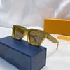 Millionär Sonnenbrille für Männer und Frauen quadratisch vintage Vintage 1165 Unisex glänzend Gold Gut verkaufen plattiert hochwertiger Qualität 96006 Eyegl1593993