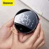 Baseus magnétique cuisine numérique manuel compte à rebours réveil minuterie mécanique cuisine douche étude chronomètre 220618