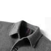 Lã de lã masculina Casa de lã de moda casacos de casaco de inverno Casaco de inverno Classic Classic Soliding espessivo T220809