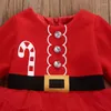 Mädchenkleider Weihnachten Kinder Baby Mädchen Kleid Weihnachtsfestzug Tutu Spitze Langarm Prinzessin Herbst Outfit Lässige PartykleidungMädchen