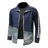 Spring and autumn new stitching American baseball uniform jacket male couple street ruffian handsome loose casual jacket top