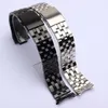 Watch Bands Solid Metal Watchabnds Bracelet Silver Black Rose Gold Men Women 316l Stainles Steel Band Strap 14mm 16mm 18mm 20mm 22mm Hele22