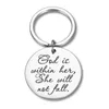 Keychains Graduation Gifts Daughter Keychain For Women Friend Sisters Birthday Encouragement She Will Not Fall Key Ring Teen Girls Enek22