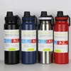 Isolierte Sport-Thermosflasche mit großem Fassungsvermögen, Edelstahl-Wasserflasche, Reisebecher, doppelwandige Isolierflasche, Thermobecher 220727