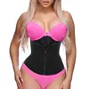 Bustiers Corsets Femme Body Shaper Taille Rétracteur Abdomen Ceinture Tunique Sports Fitness Trois Rangées Bouton Convient Au Poids