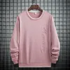 Plus Size 9XL 8XL 7XL 6XL XXXXXL Oversize Felpa da uomo Color Block Girocollo Trend Youth Pullover allentato Top Uomo 220325