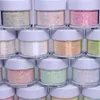 Nagelkonst kit mix glitter-3 i färger/nagelinredning tillbehör glitter akrylpulver 30gram manikyr akryl/doppning/snidning pulvernail
