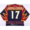 WSKT Custom Vintage 17 Ilya Kovalchuk Atlanta UF Ashers Hockey Jerseys 15 Dany Heatley 39 Tobias Enstrom 16 Marian Hossa Ice Jersey Size S-XXXL