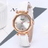 Diamond Girls Day Watch Watch Glass Dial Romb Skórzany Nadgarstek Pasek Wskaźnik Zegarki Kolorowe Party Birthday Prezenty Biżuteria Akcesoria T473ZLO