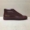 Attra top vera vera pelle 7534 fusti di pizzo piatto fatti a mano flat a mano alta scarpe bianche