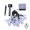 Kristallkugeln-Solarlampe, wasserdichte LED-Lichterkette, 8 Modi, Outdoor-Power-Licht für Garten, Hof, Zuhause, Party, Hochzeit, Dekoration 220429