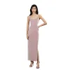 New Arrival 7 Styles Criss-Cross Bridesmaid Dresses Women Backless Spaghetti Strap Formal Wedding Party Gowns Split Side Sexy Dress CPS301