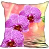 Pojawienie się Orchid Case Wysoka jakość satynowa tkanina poduszka poduszka okładka Weddna dekoracja 220613