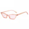 Lunettes de soleil Small Femmes Vintage Cateye Retro Lunes pour la charnière en métal de qualité de luxe FemininosunglasSessunglasses9935787