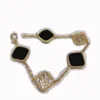 Classique Mode Diamants Charme bracelet hommes femmes élégant haute qualité Bracelet Bracelets conception bijoux Accessoires À La Main Fête Wed297f