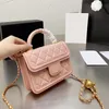 Hela kvinnors lyxdesigner Classic Mini Flap Bags Co topphandtag Totes quiltad matelasse Golden Ball Crossbody Shoulder Bag C310e