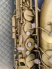 Matte Original 54 واحد إلى واحد من طراز بنية واحدة BB Tenor Saxophone Retro النحاس النحاس Tenor Sax jazz anstem2102555