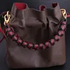 Bucket bag Thick Wrist Strap Fashion Weave Handbag Strap Shoulder Removable Bag Accessories High Quality Weave Short Bag Strap 220