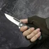 J064 D2 stainless steel blade folding knife water grinding CNC polishing knife with a ball bearing system