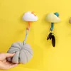 Hooks Rails Cloud Form Hanger Haken Badezimmer Küche Schlüsselkette Home kostenlos Stanzen kreativer Regenschirm