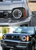 Bilvaror LED-strålkastare för Suzuki Running Light Jimny 2007-17 Dynamic LED DRL Turn Signal Lamp Low High Beam