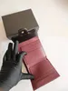 Lyxvarumärke högkvalitativt CC Wallet Card Holder Classic Mönster Kaviar Sheepskin Material Wallet207V