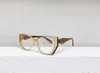 Summer Designer Projektant przeciwsłoneczny Ochrona przeciwsłoneczna Uv400 Szklanki Metal Gold Square Frame Sunglass Men's Triangle Aviation Glass PR85WS