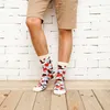 Calcetines para hombre Estilo Tubo para hombre Camuflaje Caballero Europeo y americano Casual Business Trendy SocksMen's