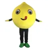 2022 Halloween Lovely Lemon Mascot Costume Cartoon Fruit Anime theme character Christmas Carnival Party Fancy Costumes Adults Size Outdoor Outfit