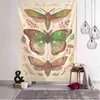 Nordic Psychedelic Butterfly Carpet Wall Hanging Bohemian Hippie Witchcraft Tarot Science Fiction Room Home Decor J220804