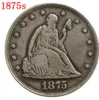 1875s siedzący Liberty Twenty cent copy0123456786653311
