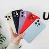 Pro Camera Matte Soft TPU Cases for iPhone 13 12 11 Pro Max Mini XR XS X 8 7 6 Plus