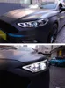 Ford Fusion Mondeo LEDヘッドライトアセンブリ2017-2020 DRL Turn Signal High Beam Headlampのカーデイタイムヘッドライト
