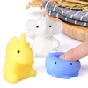 50 5PCS Kawaii Squishies Mochi Anima Squishy Toys for Kids Antistress Ball Squeeze Party Stress Relief Birthday 220531