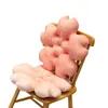 Cuscino a forma di Sakura rosa Cuscino morbido simulato a forma di fiore tondo Cuscini per sedili Cm Home Decor Due bottoni J220704