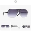 Sunglasses Fashionable Metal Square For Women Luxury Quality Designer Glasses Sunshades Men And Wholesale T270