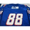 Chen37 Custom Rare Men #88 Terry Glenn Game slitna Retro Jersey 1999 med Team Man College Jersey Size S-5XL eller Custom något namn eller nummer Jersey