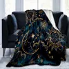 Decken Premium Flanell Decke Hexerei Rose weiche Fleece die ganze Saison Mondplüschbett flauschig für Sofa Quilt Betspannung