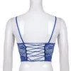 y2k Pizzo Crop Top Farfalla Lacci Backless Sexy camis Corsetto Top Vintage Party Pin Petto Felpe Donna Spiaggia Mini Gilet Sexy-pizzo-bretella-corsetto donna