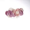 Francuski materiał kwiatowy HEMBUCK HEDPIECKI Róż-ivory-lilac akcesoria ślubne perły biżuteria królowa dla narzeczonych dziewczyna