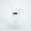 Tubo de agua de vidrio burbuja quemador de aceite pipa de agua dab rig bongs