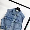 2022- Mens Womens Essentials gilet veste en jean pour femme designer manches courtes dames gilet sans manches hommes