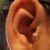 Ny unik 1st Silver Skruv tillbaka Mode Guld Totem Clip Örhänge för kvinnor utan piercing Brosk Puck Rock Vintage Ear Cuff för kvinna Flickor älskar smyckena presenter