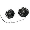 Fans & Coolings 2pcs/Set PLD10010S12HH GPU Cooler PLD10010B12HH Video Card Cooling Fan For MSI RX 5700 XT GAMING X Graphics